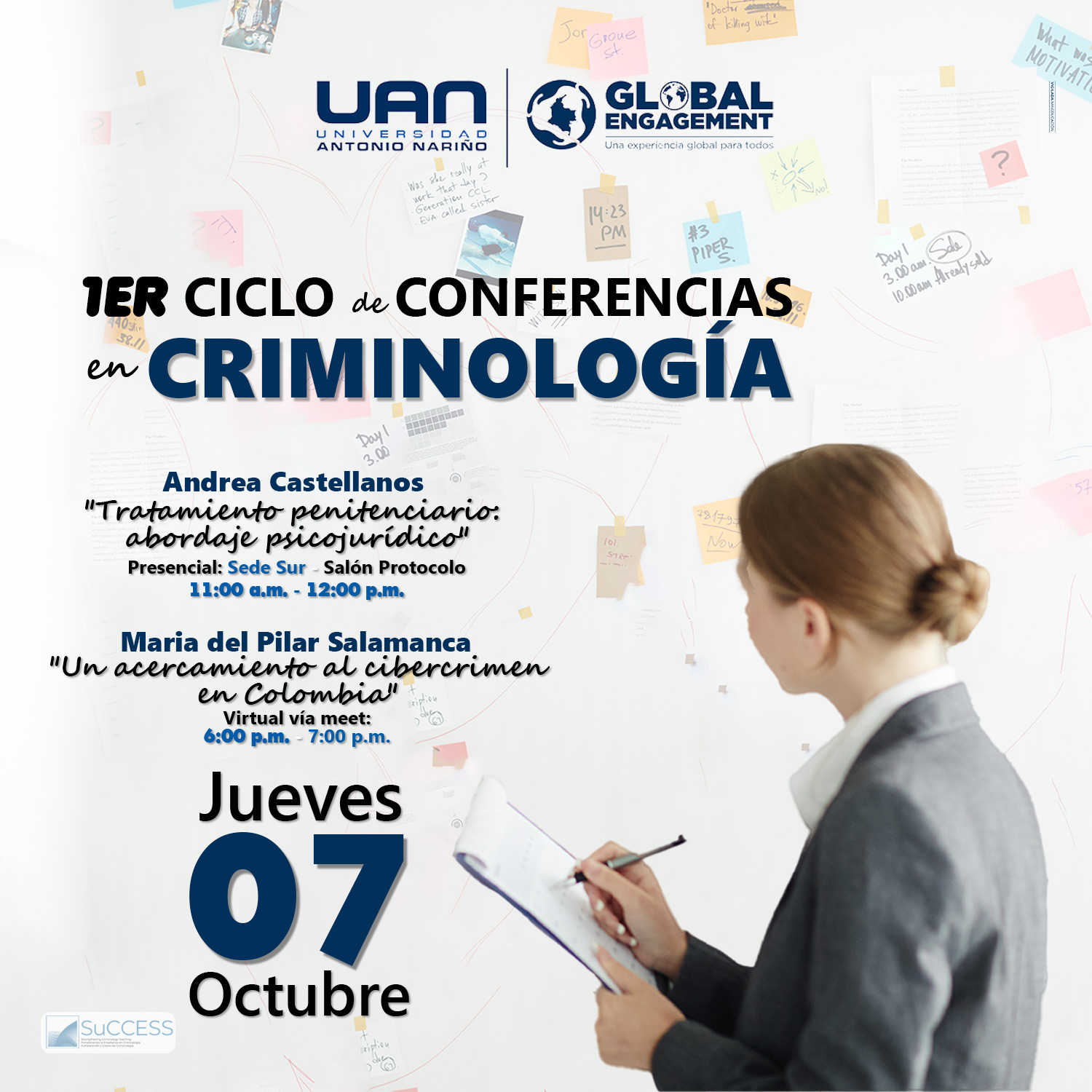 The cycles of conferences in Criminology will begin at the UAN!