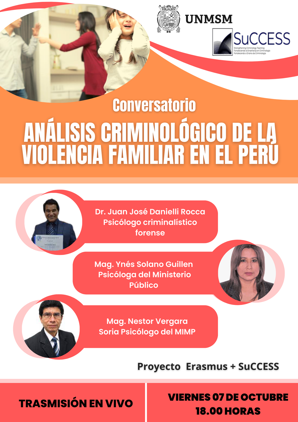 Conversatorio Análisis Criminológico de la Violencia Familiar en el Perú