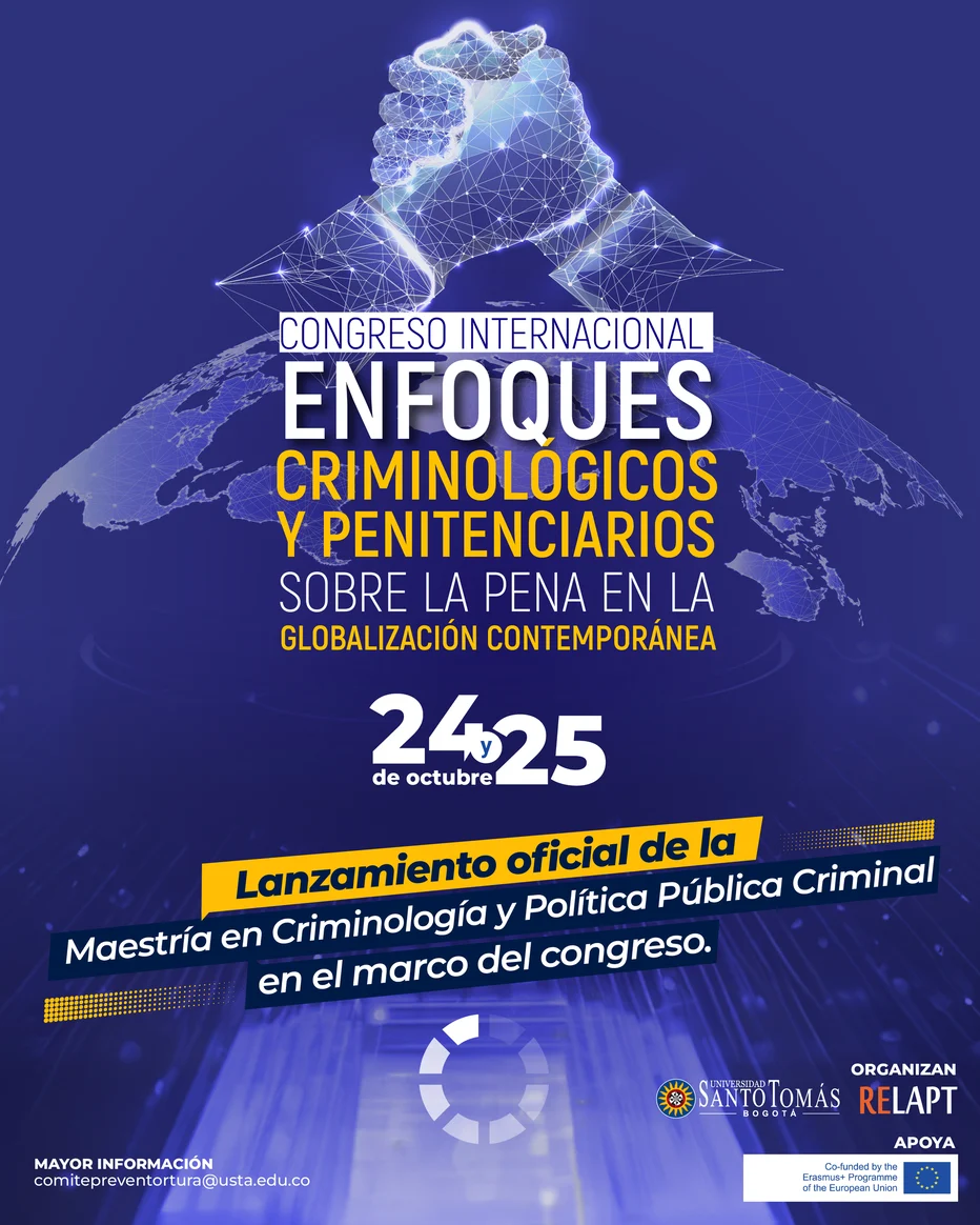 La Universidad Santo Tomás organiza un congreso de criminología los días 24 y 25 de octubre